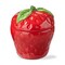 Strawberry Trinket Dish - Decorative Red Tray for Everyday Use, 3x3x3.5 inches, Easy Spot or Wipe Clean